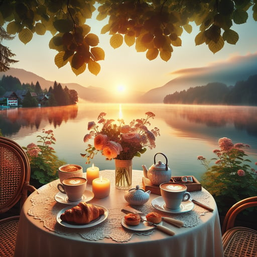 Soulful Sunrise Café: An Inspiring Morning View | Good Morning Gallery